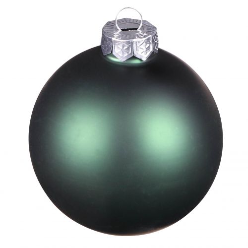 Prodotto Palle di Natale palline di vetro grigio verde Ø7,5 cm 12 pz