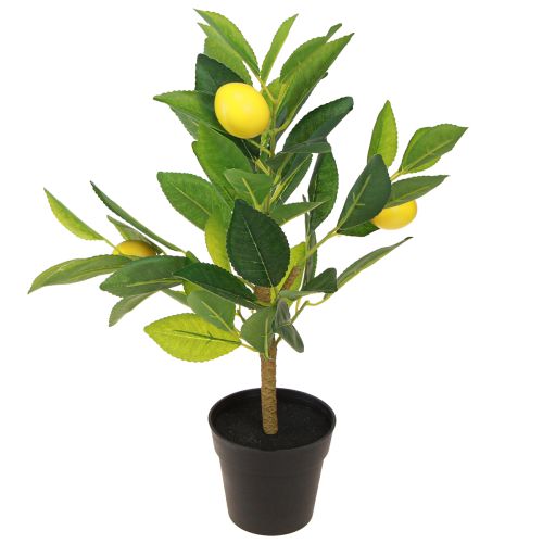 Albero di limone artificiale Albero di limone in vaso H40cm