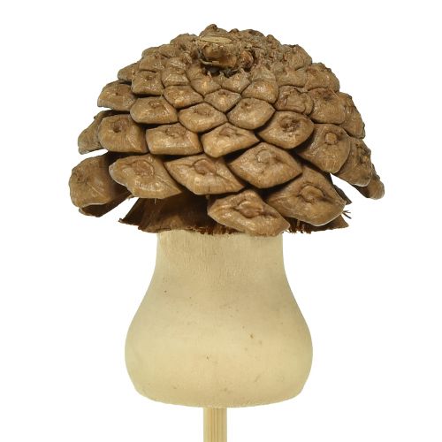 Prodotto Spina decorativa a forma di fungo cono con tappo floreale Avvento 4,5 cm 12 pezzi