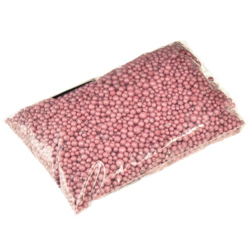 Prodotto Perle decorative brillanti 4mm - Granuli decorativi rossi 8mm 1 litro
