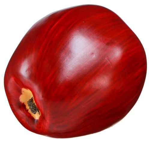 Prodotto Mela decorativa rossa Frutta decorativa Ø8 cm H9,5 cm Red Delicious 4 pezzi