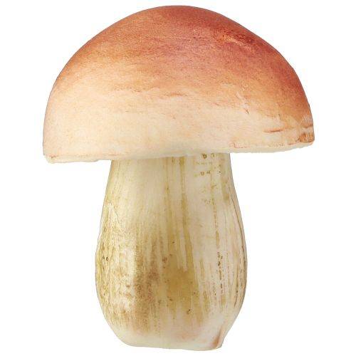 Prodotto Funghi decorativi su bastoncini piccoli e grandi marroni H10/11,5 cm 8 pezzi