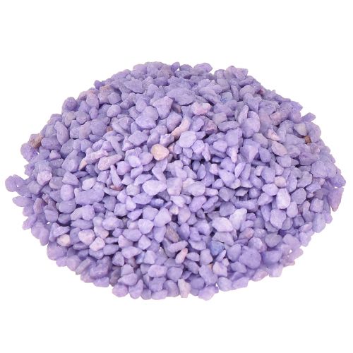 Granuli decorativi pietre decorative lilla viola 2mm - 3mm 2kg