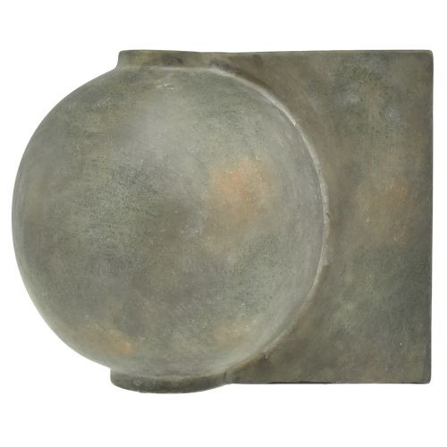 Prodotto Vaso decorativo in ceramica aspetto antico grigio bronzo 30×20×24 cm