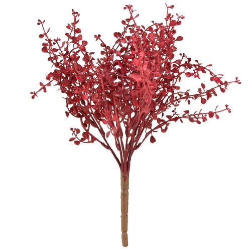 Prodotto Cespuglio di eucalipto rosso pianta artificiale eucalipto 28 cm 3 pezzi