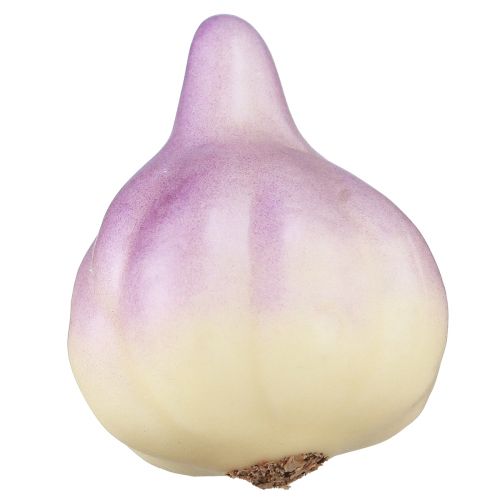 Prodotto Decorazione vegetale aglio giallo viola in rete Ø4,5 cm 12 pezzi