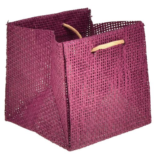 Prodotto Busta regalo con manici in rosa bordeaux 10,5 cm 8 pz