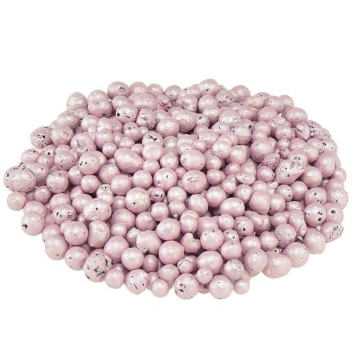 Floristik24 Perle decorative brillanti 4mm - Granuli di argilla rosa 8mm 1l