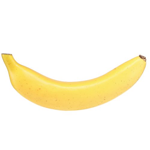 Prodotto Decorazione di banana artificiale frutta artificiale gialla come vera 18 cm