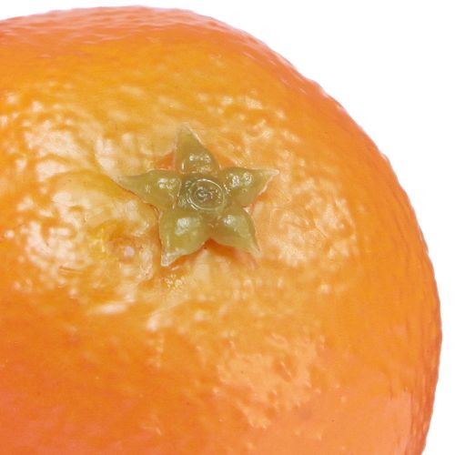 Prodotto Frutti artificiali di frutta decorativa di mandarino artificiale Ø6cm H5cm