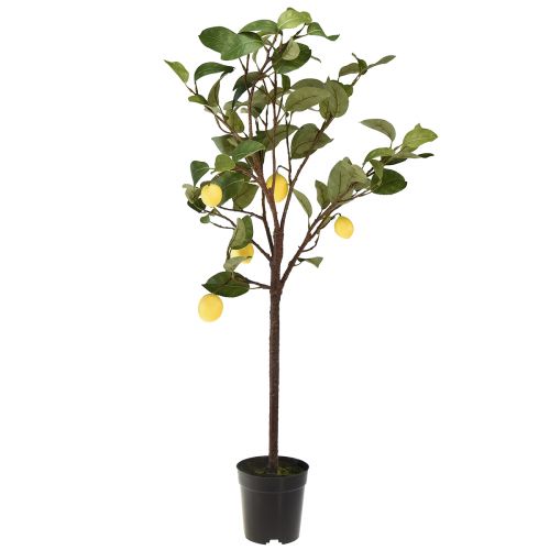 Prodotto Albero di limone artificiale in vaso giallo 90 cm