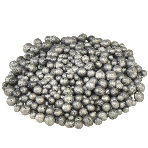 Floristik24 Perline decorative metalliche Granuli decorativi antracite rotondi 4-8mm 1l
