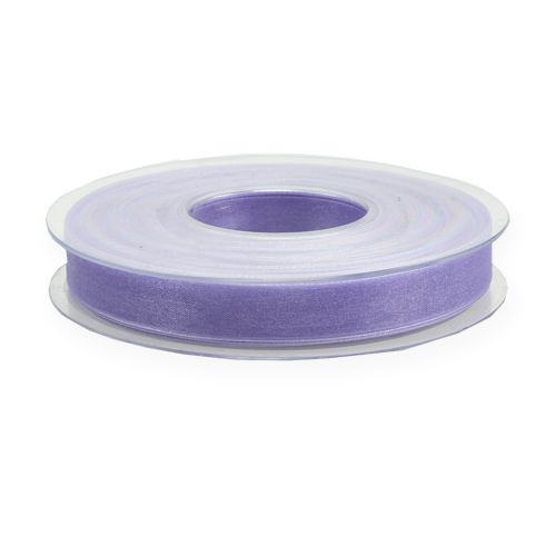 Prodotto Nastro in organza nastro regalo nastro viola cimosa 15mm 50m