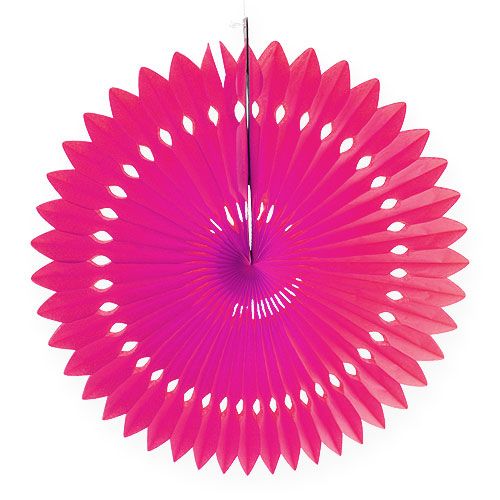 Fiore a nido d&#39;ape Party Deco Rosa Ø40cm 4 pezzi