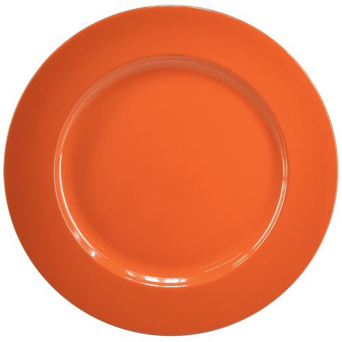 Piatti di plastica arancioni – 28 cm – Ideali per feste e decorazioni – Confezione da 4