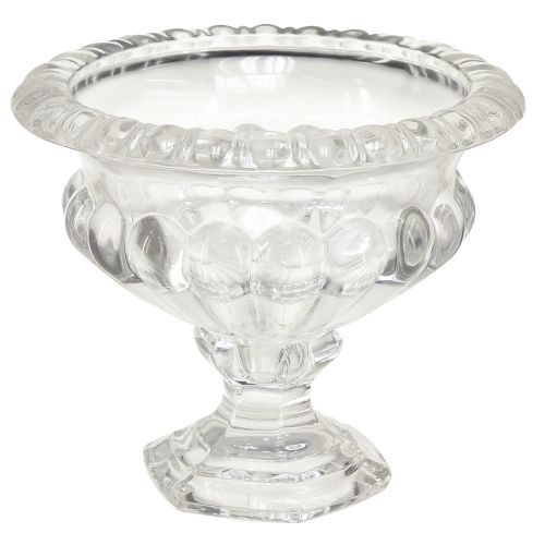Coppa in vetro in stile vintage Ø13cm H11cm