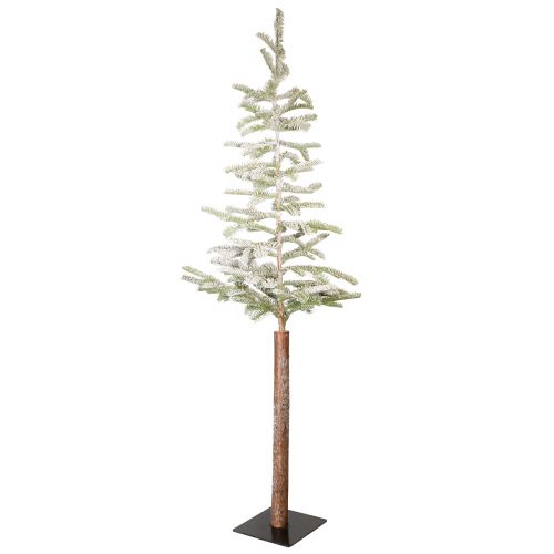 Prodotto Albero di Natale stretto in abete artificiale con neve 40x150 cm