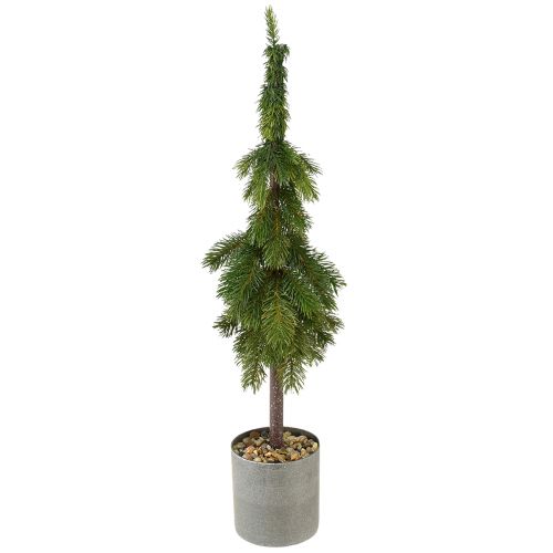 Abete a punta in vaso albero di Natale artificiale Ø12cm H70cm