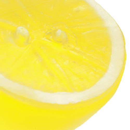 Prodotto Limone decorativo a metà limone artificiale giallo 5,5×4,5 cm 36 pz