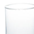 Floristik24 Vaso alto in vetro vaso conico per fiori in vetro 30cm Ø10.5cm