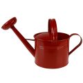 Floristik24 Annaffiatoio decorativo brocca in metallo rosso per piantare H26cm 5L