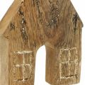 Floristik24 Decorazione per la casa in legno Casa di Natale decorazione per la casa in legno supporto in legno H15cm