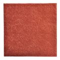 Floristik24 Tovaglioli Ornamenti in Rilievo Bordeaux 33x33 cm 15pz