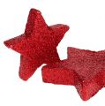 Floristik24 Decorazioni sparse stelle rosse, mica 4-5 cm 40 pz