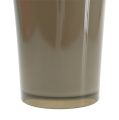 Floristik24 Vaso “Fizzy” Ø16cm H27cm grigio platino 1 pz