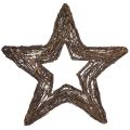 Floristik24 Stelle decorative da appendere stelle di salice naturali 48 cm 2 pezzi
