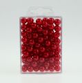 Floristik24 Perline decorative Ø10mm rosse 115p