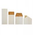 Floristik24 Case decorative in legno case legno bianco marrone 4,5-8 cm 4 pezzi