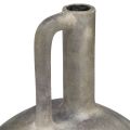 Floristik24 Vaso brocca in ceramica aspetto antico ceramica grigio ruggine H27cm
