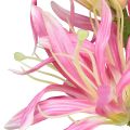 Floristik24 Fiori artificiali, fiori di seta decorativi giglio rosa 97 cm