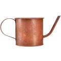 Floristik24 Annaffiatoio decorativo color ruggine mini vaso per piante in metallo Ø10cm H9cm